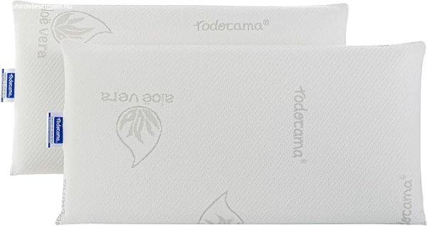 Todocama Aloe Vera memóriahabos párna (2 db-os csomag - 75 cm)