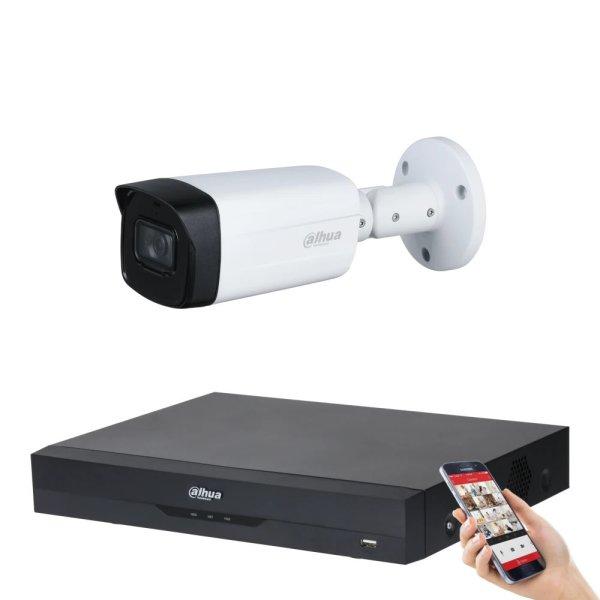Dahua 1 kamerás 8MP 4K kamera rendszer szett 40 méter éjjellátással