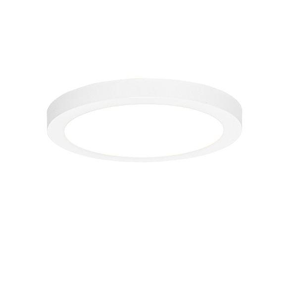Beépíthető vagy felületszerelt reflektor fehér 22 cm LED-del, 3 fokozatú
meleg fényre dimmelhető - Trans