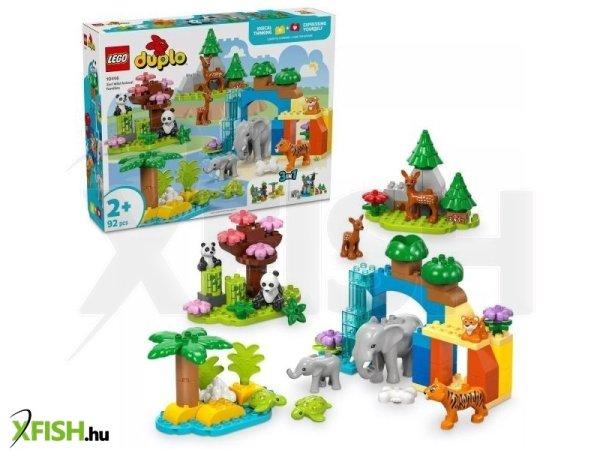 LEGO® DUPLO® 3 az 1-ben állatcsaládok a vadvilágban 10446