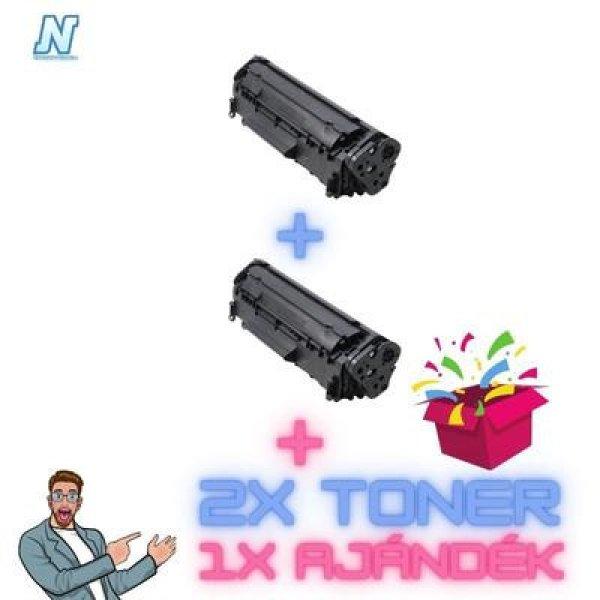 Xerox -hoz 3020/3025 fekete ►2DB◄ UTÁNGYÁRTOTT toner + ►meglepetés◄
(2X~1500 oldal) 106R02773