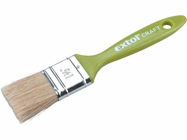 EXTOL CRAFT ecset, lapos, szimpla, müa. nyél; 2 (51mm), fejhossz: 44mm,
fejvastagság: 13mm