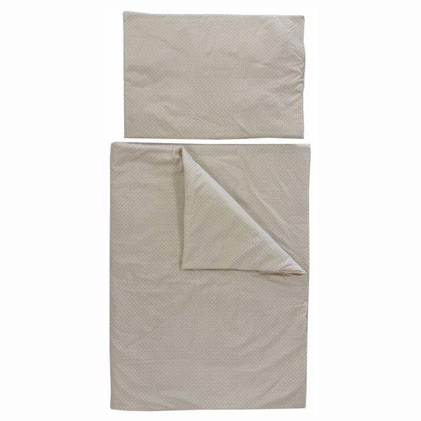 Soffi Baby ágynemű szett 2 részes 135x90 - 40x60cm apró csillag mintás
bézs