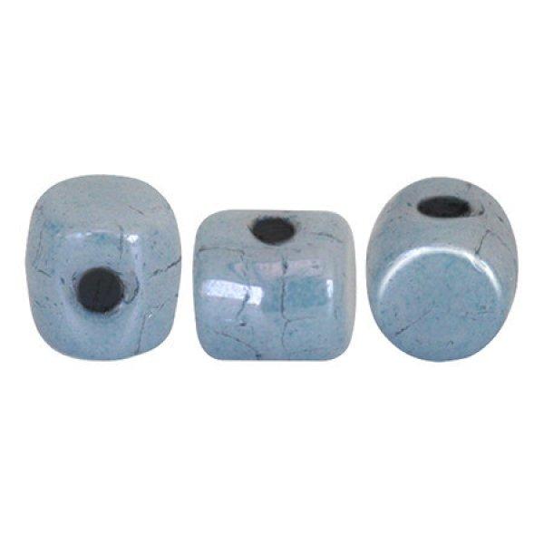 Minos® par Puca®gyöngy - Blue-Gray Marble - 2.5x3 mm
