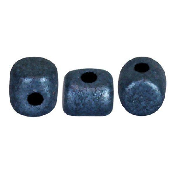 Minos® par Puca®gyöngy - Matte Metallic Blue Night - 2.5x3 mm