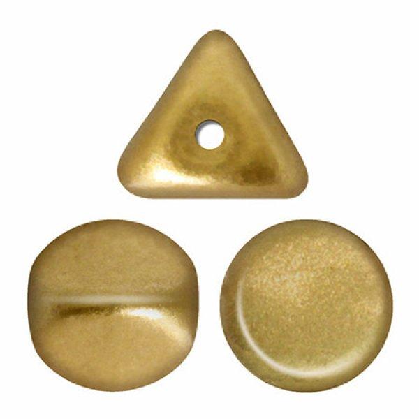 Ilos® par Puca®gyöngy - Light Gold Mat - 5x5 mm