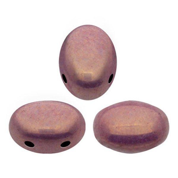 Samos® par Puca®gyöngy - White Pink Gold Luster - 5x7 mm