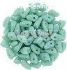 Czech Mates Prong - Matte Turquoise Green - 3x6mm