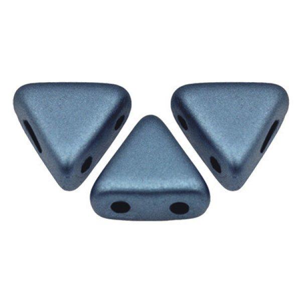 Kheops® par Puca®gyöngy - matte metallic blue -6mm