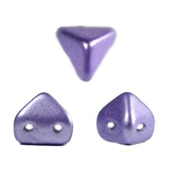 Super Kheops® par Puca® 2lyukú gyöngy - 6mm - matte metallic purple