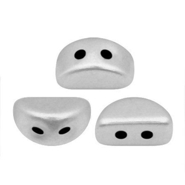 Kos® par Puca®gyöngy - Aluminium -3x6mm