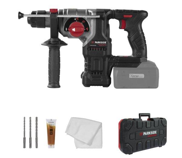 ParkSide Performance PKHAP 20-Li D4 SOLO kombikalapács, X20V 20V akkus
ütvefúró, fúrókalapács, vésőkalapács, akku és töltő nélkül
(445970)
