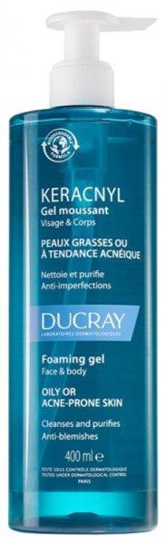 Ducray Arctisztító gél Keracnyl (Gel Cleanser) 400 ml