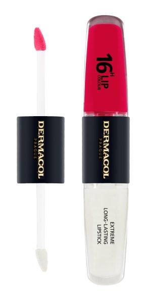 Dermacol Hosszantartó kétfázisú ajakszínező és szájfény 16H Lip Colour
(Extreme Long-Lasting Lipstick) 4 + 4 ml 4