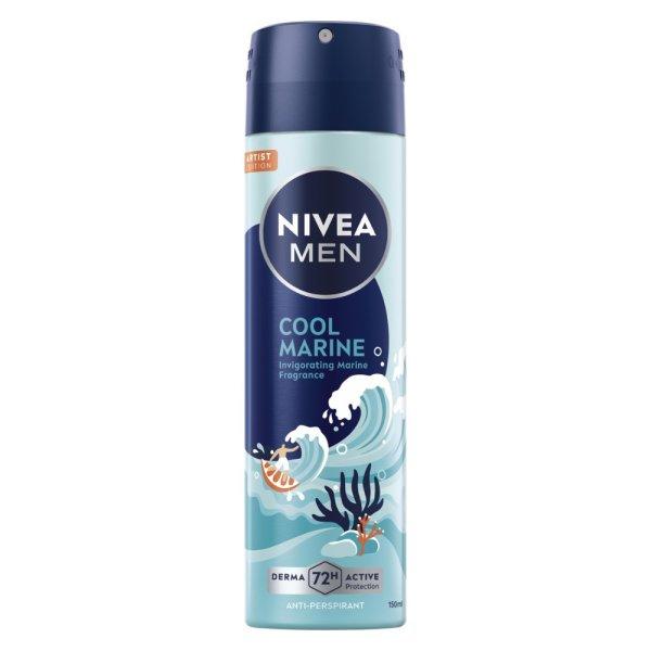 Nivea izzadásgátló spray Cool Marine (Anti-Perspirant) 150 ml