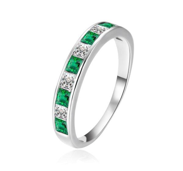 Agato Luxus ezüst gyűrű cirkónium kövekkel AGT-R47GR 54 mm