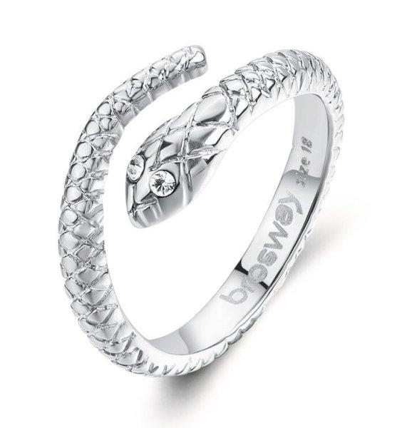 Brosway Eredeti acél gyűrű Kígyó Chakra BHKR005 56 mm