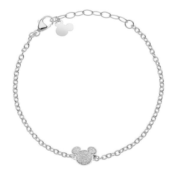 Disney Bájos acél karkötő Mickey Mouse B600651L-55.CS