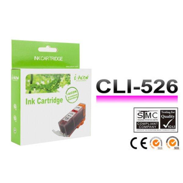 Canon -hoz, CLI-526 M (magenta) utángyártott tintapatron !CHIPES! ~450 oldalas
(cli526m)