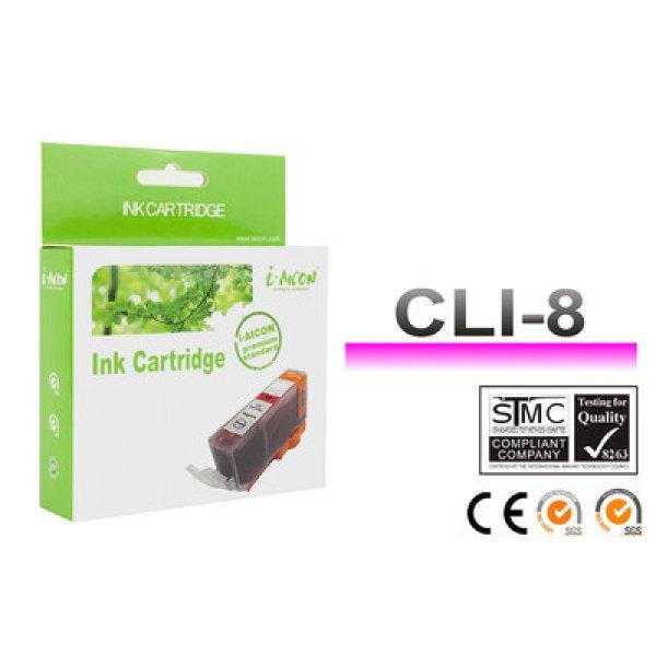 Canon -hoz, CLI8M, CLI-8M ! CHIPES ! magenta utángyártott tintapatron (~500
oldalas)