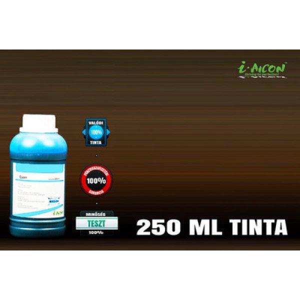 Univerzális utántöltő tinta Brother, Canon, HP, Lexmark tintapatronokhoz,
VILÁGOS CIÁN színű 250 ml-es i-AICON™