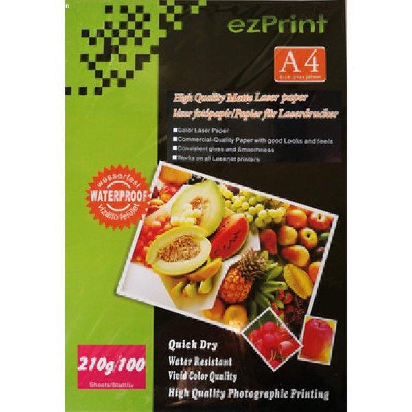 Fotópapír, ezPrint A4, matt, 210g, 100ív/csomag (tintasugaras)
