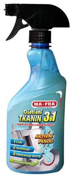 Kárpittisztító – MA-FRA – Szövet ápoló 3 az 1-ben aktív habbal, 500
ml