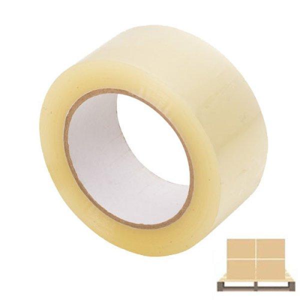 Transzparens csomagolószalag, ragasztószalag - 48 mm széles - 60 m hosszú -
36 db/karton - FÉL RAKLAPOS