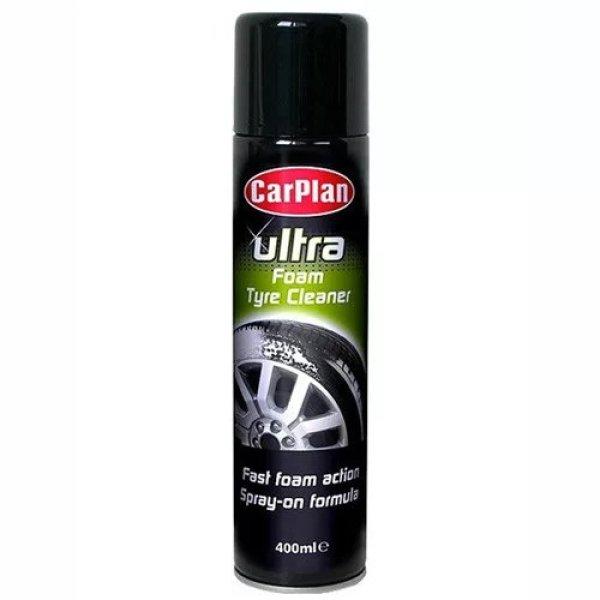 Gumiabroncs tisztító hab 400 ml, CarPlan Ultra Foam Tyre Cleaner