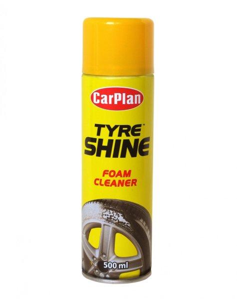 Gumiápoló hab spray 500 ml, CarPlan Instant Tyre Shine