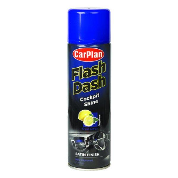 Műszerfalápoló- és tisztító vízbázisú spray 500 ml, CarPlan Flash Dash
Satin Citrus