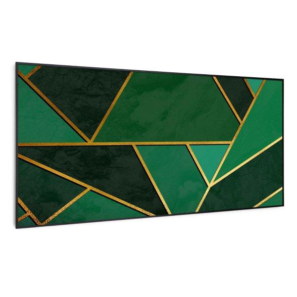 Klarstein Wonderwall Air Art Smart, infravörös hősugárzó, 120 x 60 cm, 700
W, zöld csík