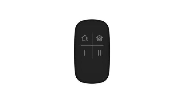 Hikvision DS-PKF1-WE(B)/BLACK Távirányító AXPro központokhoz, négygombos,
868 MHz, 1x CR2032, fekete