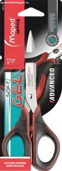 Olló, általános, 17 cm, MAPED "Advanced Gel"