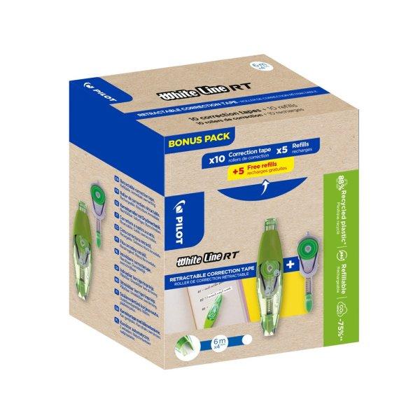 Hibajavító roller GREENPACK 10+10 nyomógombos hibajavító + betét Whiteline
RT Pilot