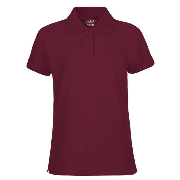 Neutral Női galléros póló Classic organikus Fairtrade biopamutból -
Bordeaux | XL