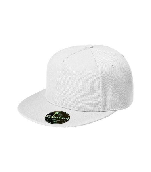 MALFINI Rap 5P siltes sapka - Fehér | unisex