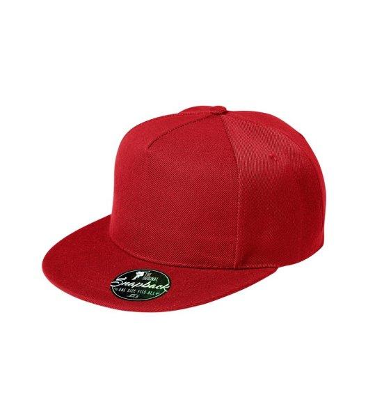 MALFINI Rap 5P siltes sapka - Piros | unisex