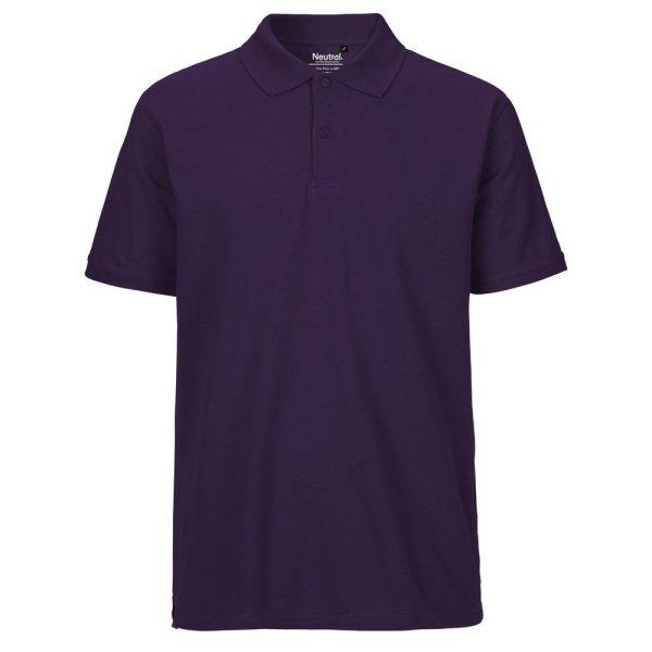 Neutral Férfi galléros póló Classic organikus Fairtrade biopamutból - Lila
| XS
