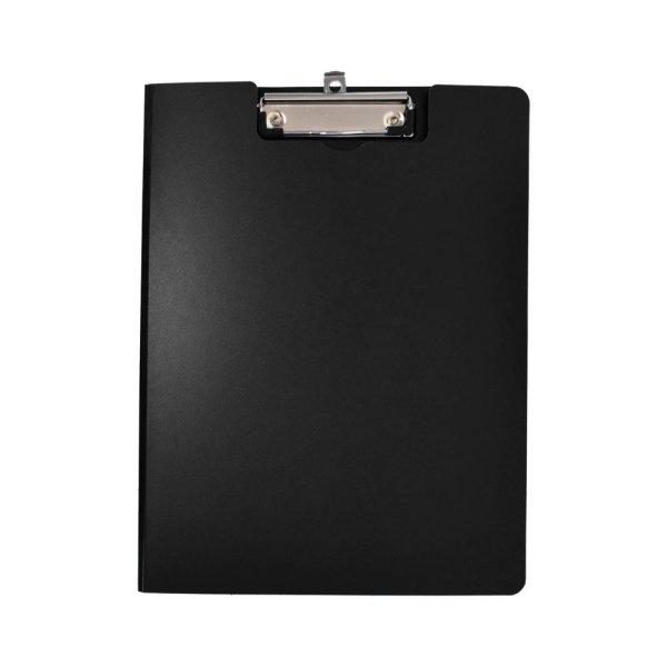 Felírótábla fedeles extra merev A4, PP Bluering® fekete