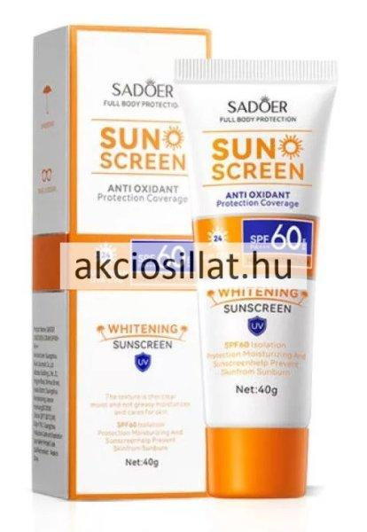 Sadoer Antioxidant fényvédő krém SPF60+ 40g