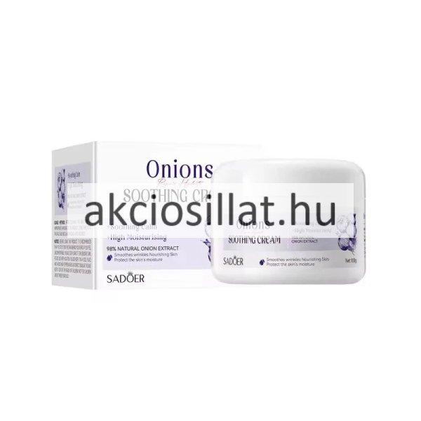Sadoer Onion Soothing Hagymakrém Nyugtató Hidratáló Arckrém 100g