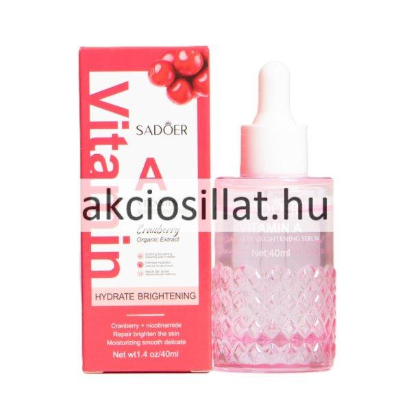 Sadoer A-Vitaminos Bio Vörösáfonya kivonatos Arcápoló Szérum 40ml