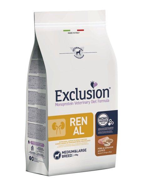 Exclusion Renal Pork & Sorghum and Rice Medium & Large 12 kg