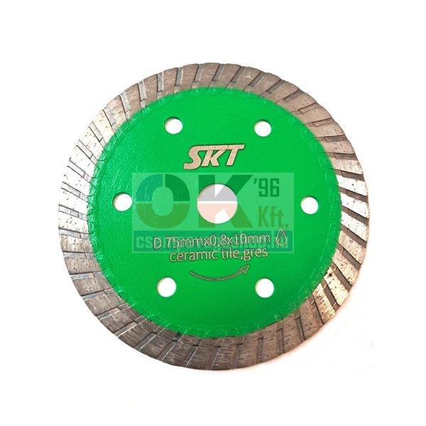 SKT 510 mini gyémánttárcsa, 75×0,8× 10mm/1db turbo (skt510075T)