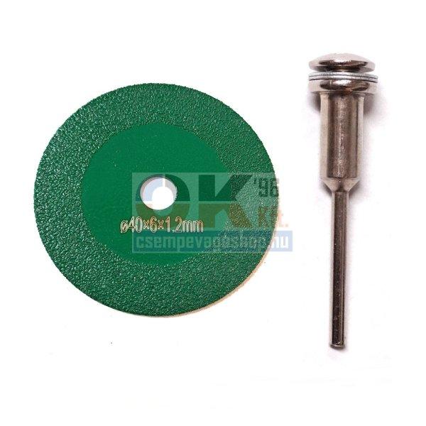 SKT Mini gyémánttárcsa 6mm tengely, D40 mm (skt175040t)