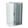 Tolajts zuhanyajt COPEN ALPHA BLACK 1400x2000 mm vztiszt