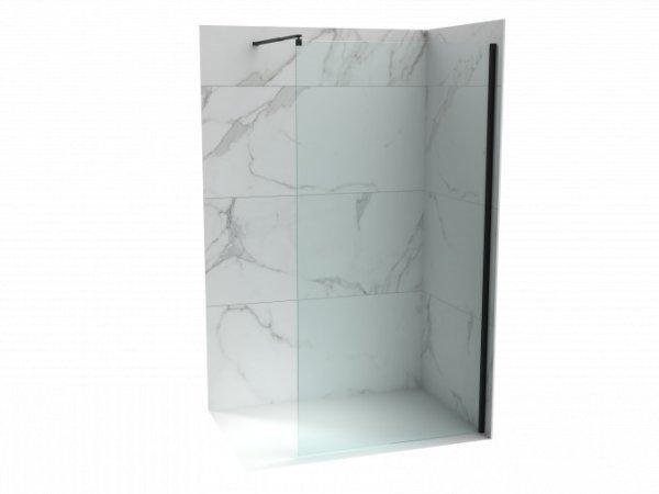 Walk-in zuhanyfal COPEN PROJECT 700x2000 mm víztiszta üveg, 8 mm, fekete
profil