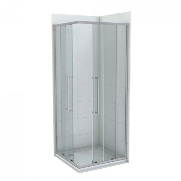 COPEN DEVON200 zuhanykabin 800x800x2000 mm, 6 mm víztiszta, vékony keret