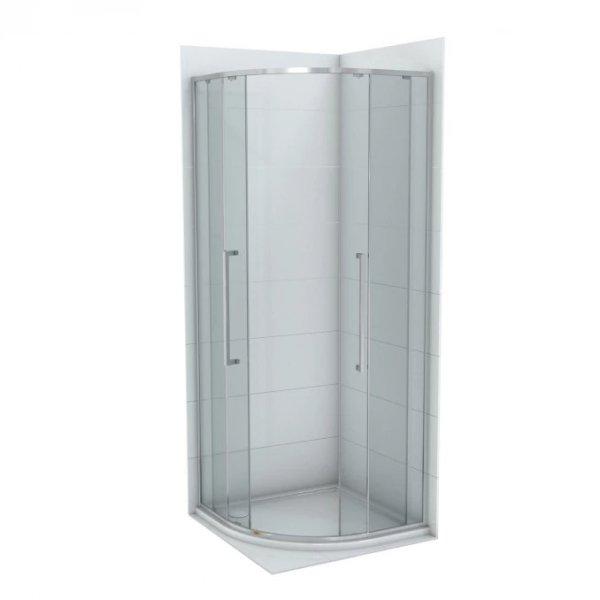 COPEN DEVON200 zuhanykabin R900x2000 mm, 6 mm víztiszta, vékony keret